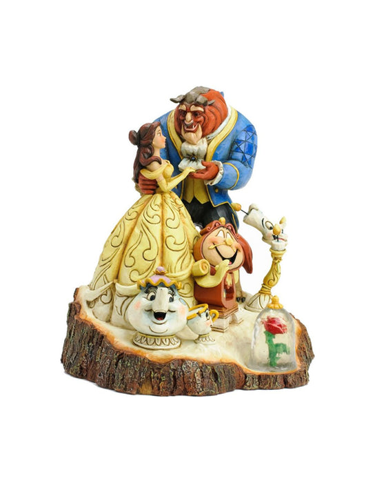 Disney Traditions - Statue de La Belle et la Bête « Un conte vieux sure le monde »