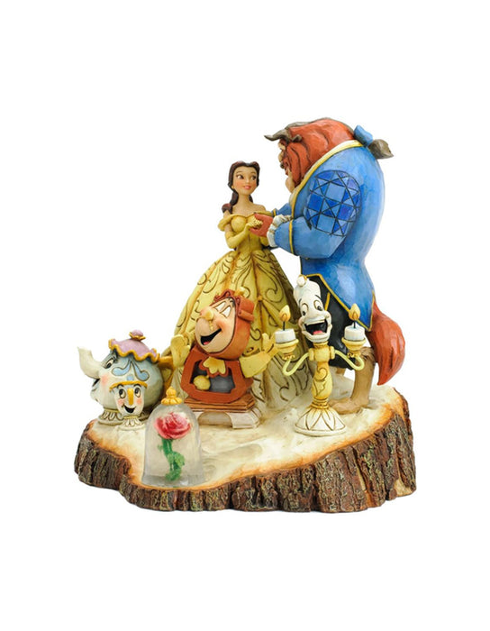 Disney Traditions - Statue de La Belle et la Bête « Un conte vieux sure le monde »