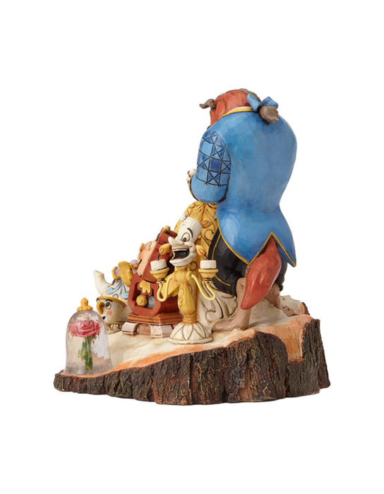 Disney Traditions - Statue de La Belle et la Bête « Un conte vieux sure le monde »