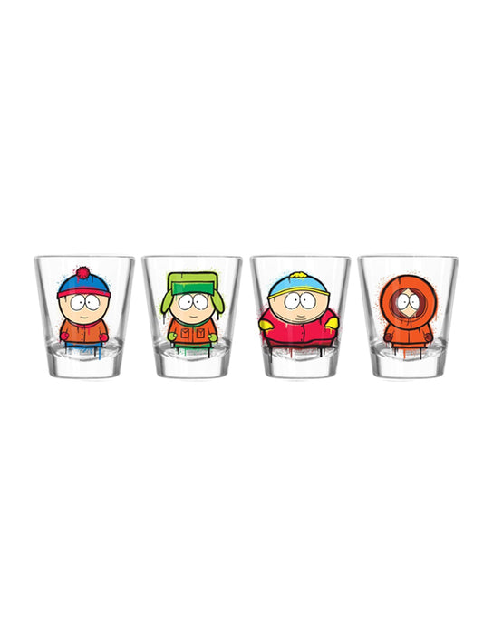 South Park - Glassware Set (Grafitti)