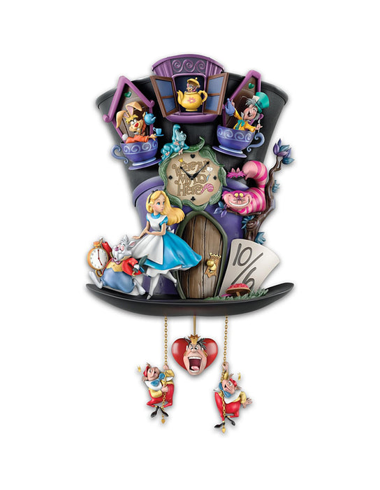 Alice au pays des merveilles - Horloge coucou