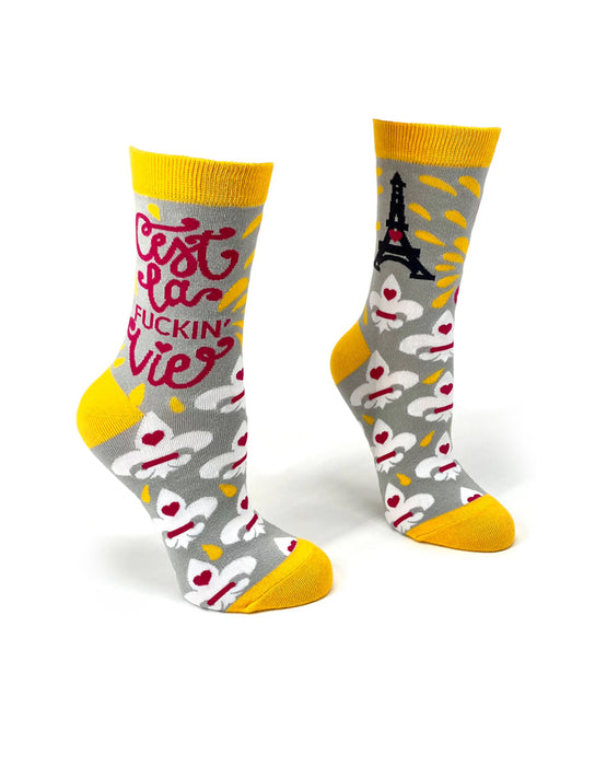 "Cest la F*ckin' Vie" Chaussettes pour femmes