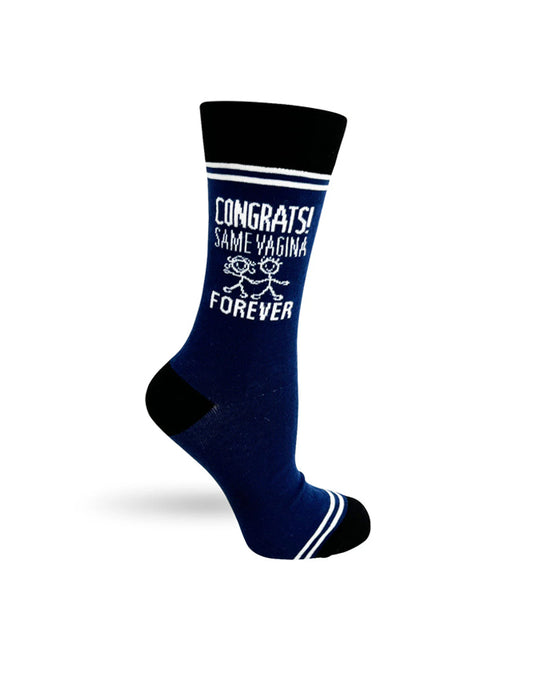 "Congrats Same Vagina Forever" Chaussettes unisexe