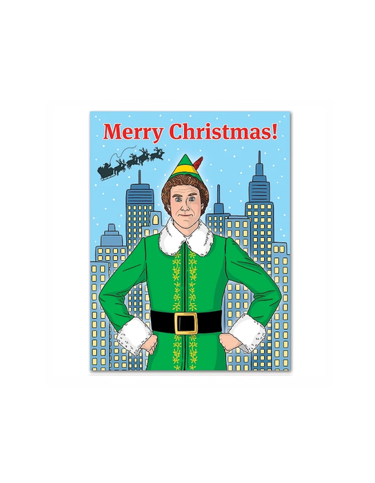 Elf Merry Christmas Card
