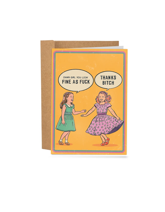 Carte d'anniversaire « Fine As F*ck »
