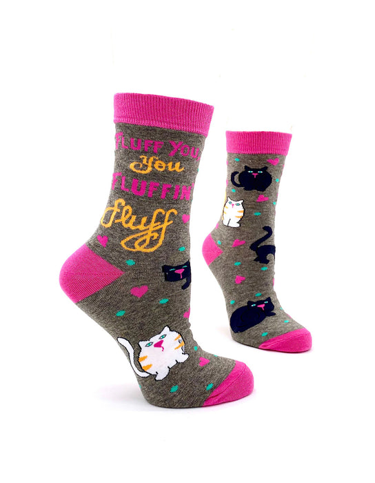 "Fluff You You Fluffin' Fluff Sassy" Chaussettes pour femmes