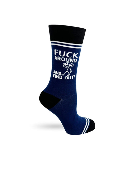 "F*ck Around and Find Out" Chaussettes unisexe
