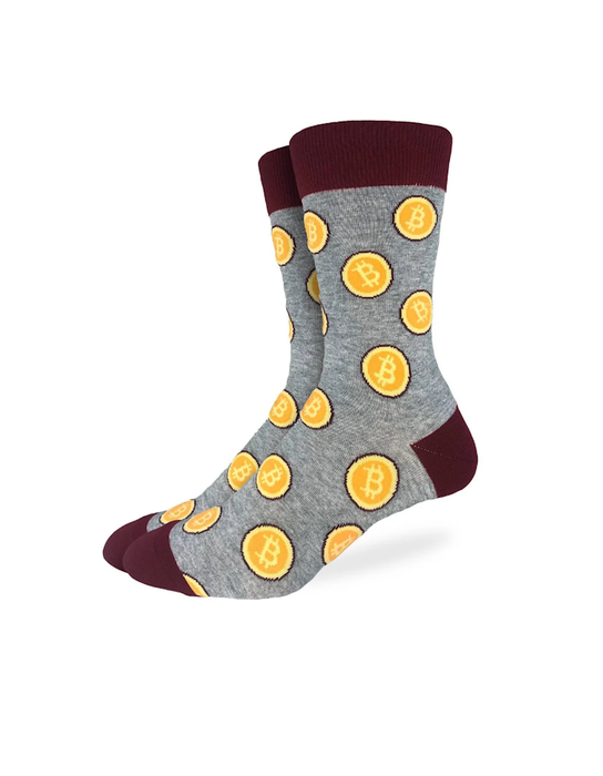 Chaussettes Bitcoin pour hommes