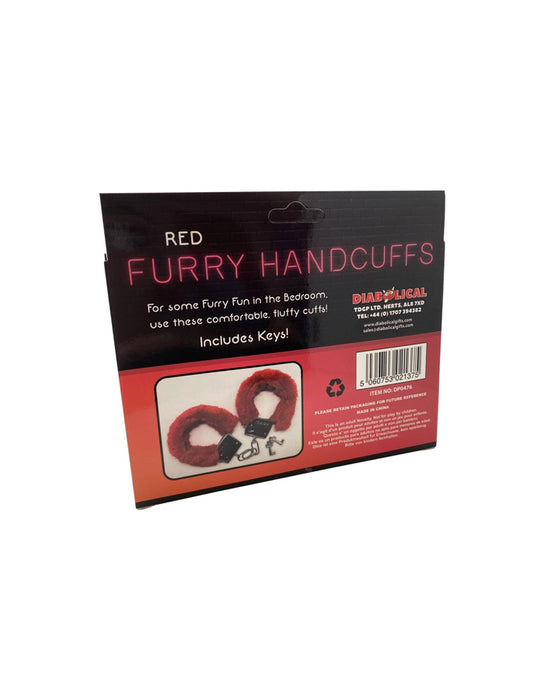 Furry Handcuffs Black