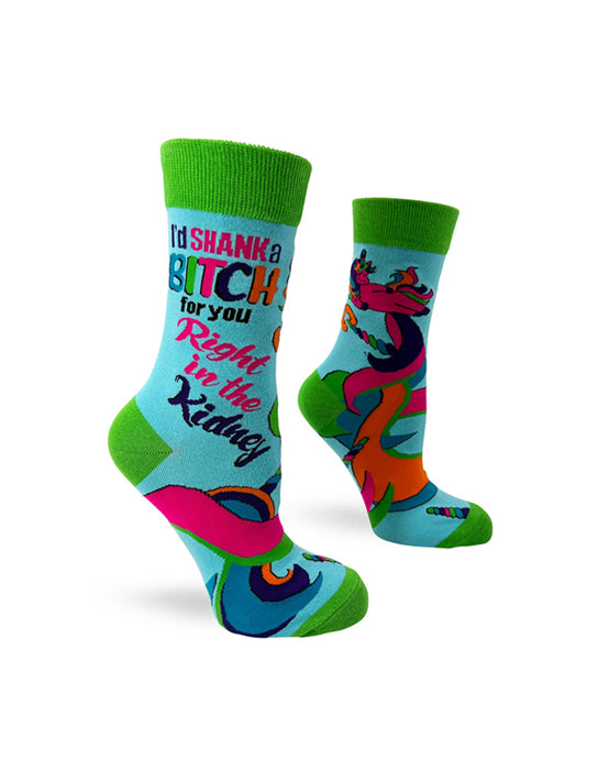 "I'd Shank a Bitch for You Right in The Kidney" Chaussettes pour femmes