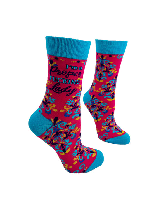 "I'm a Proper F*cking Lady" Chaussettes pour hommes