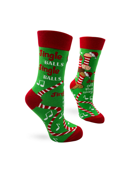 "Jingle Bells and Festive Dicks" Chaussettes pour femmes