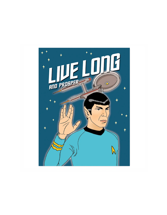 Live Long & Prosper Birthday Card (Star Trek)