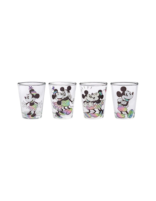 Mickey et Minne Mouse - Ensemble de verrerie
