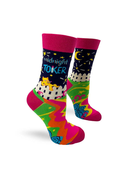 "Midnight Toker" Chaussettes pour femmes