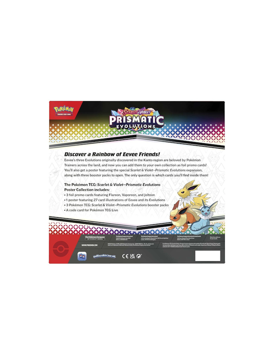 Pokemon - Prismatic Evolutions Poster Collector Box