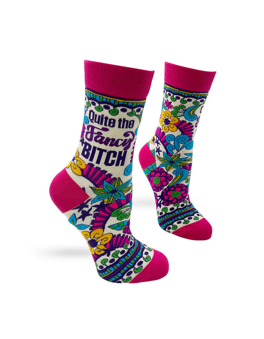 "Quite The Fancy B*tch Ladies" Chaussettes pour femmes