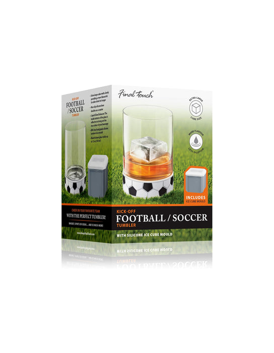 Final Touch - Verre de soccer (avec moule à glace)