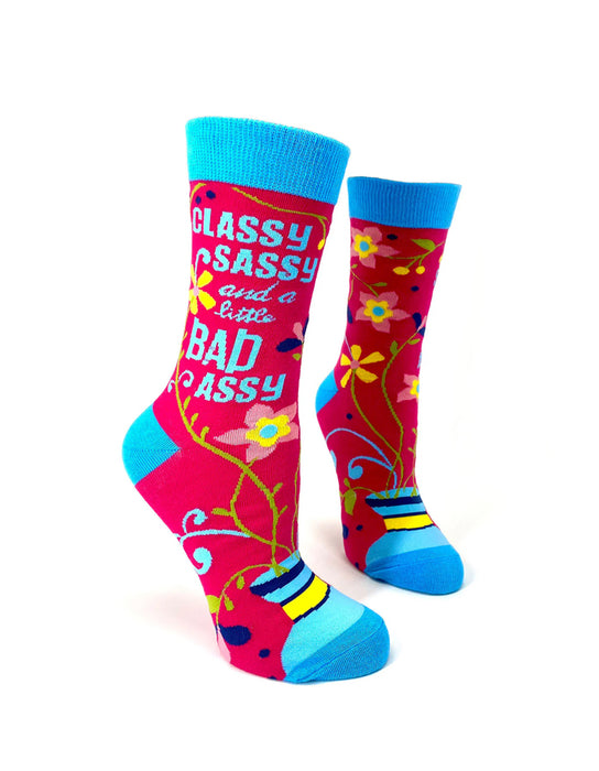 "Classy Sassy and a Little Bad Assy" Chaussettes pour femmes