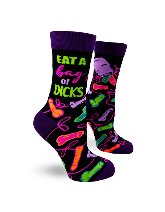 "Eat a Bag of Dicks" Chaussettes pour femmes