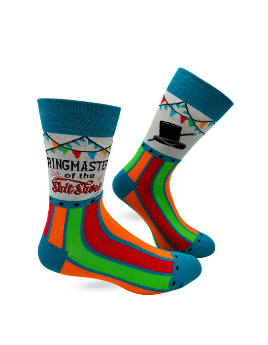 "Ringmaster Of The Shit Show" Chaussettes pour hommes