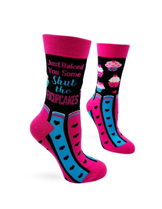 "Just Baked You Some Shut the Fucupcakes" Chaussettes pour femmes