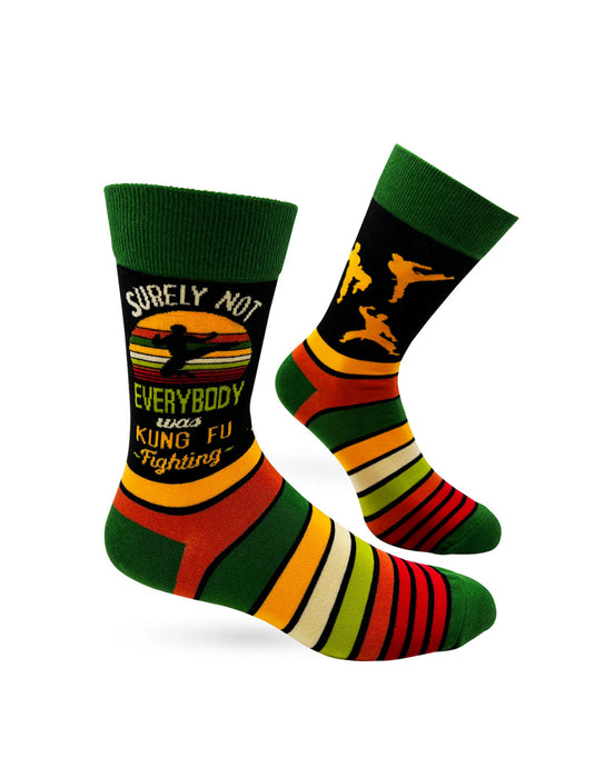 "Surely Not Everybody Was Kung Fu Fighting" Chaussettes pour hommes
