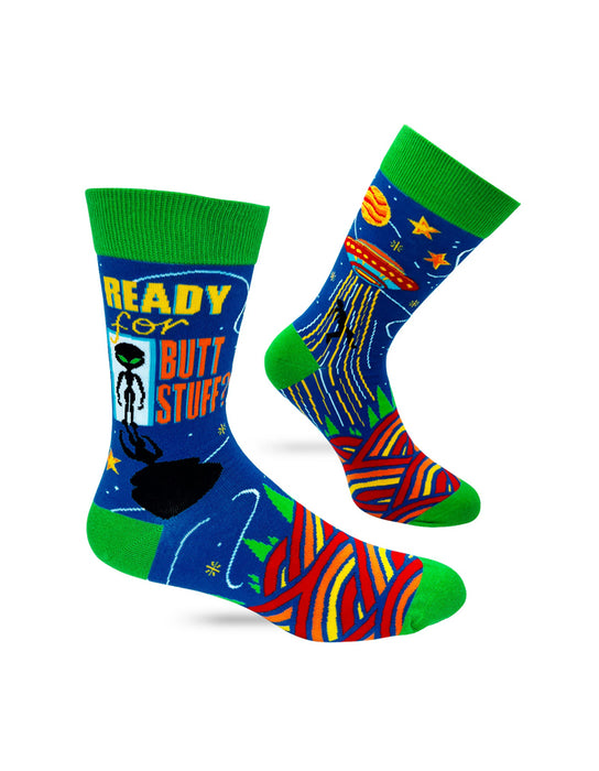 "Ready For Butt Stuff?" Chaussettes pour hommes
