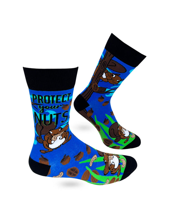 "Protect Your Nuts" Chaussettes pour hommes