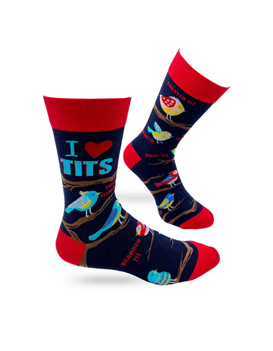 "I Heart Tits" Chaussettes pour hommes