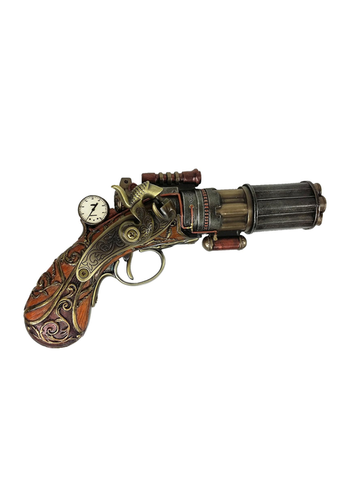Unicorn Studio Inc. | Statue de Steampunk (6 Barrel Pistol)