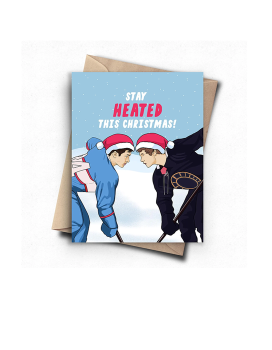 Heated Rivalry: Stay Heated This Christmas Christmas Card