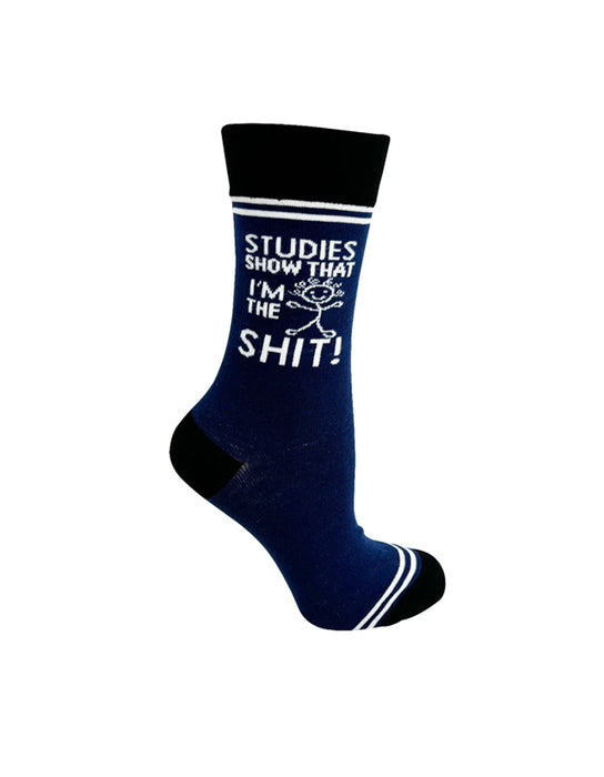 "Studies Show That I'm the Shit" Chaussettes unisexe