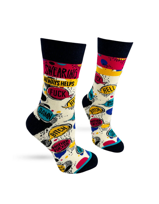 "Swearing Always Helps" Chaussettes pour femmes