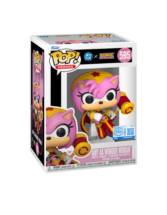 Sonic The Hedgehog - Amy as Wonder Woman Pop