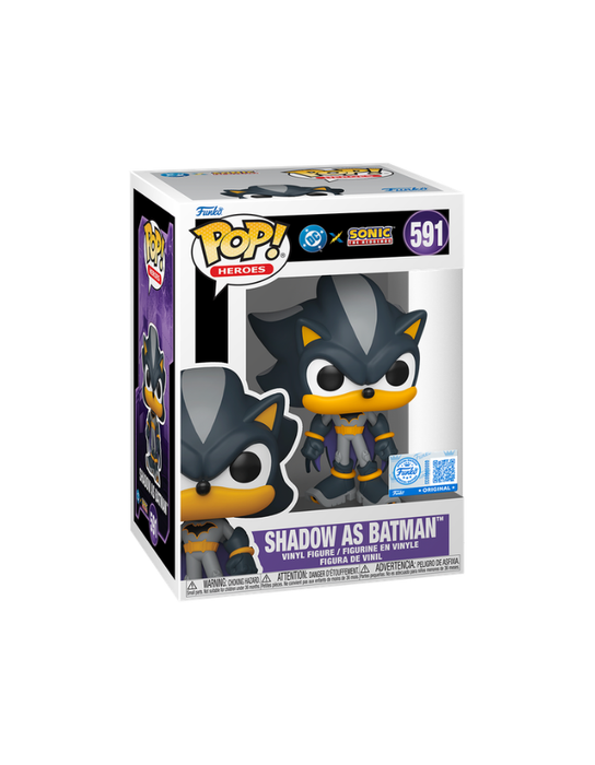 Sonic le Hérrison - Pop de Shadow as Batman