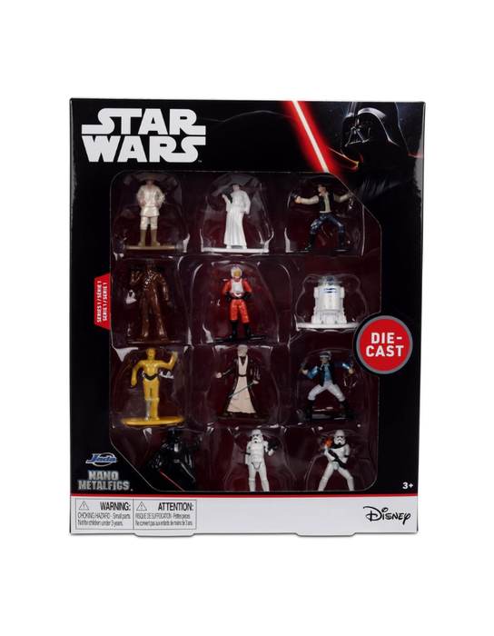 Star Wars - Die-cast de Coffret De 12 Nano Metalfigs De Collection (Série 1)
