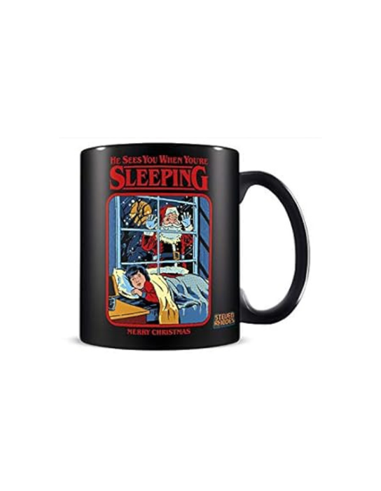 Steven Rhodes - Tasse «He Sees you When You're Sleeping»