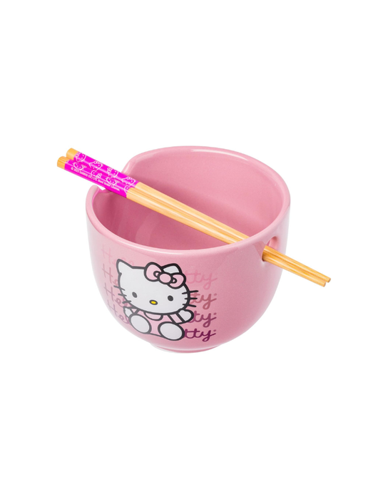 Hello Kitty - Ramen bowl with chopsticks