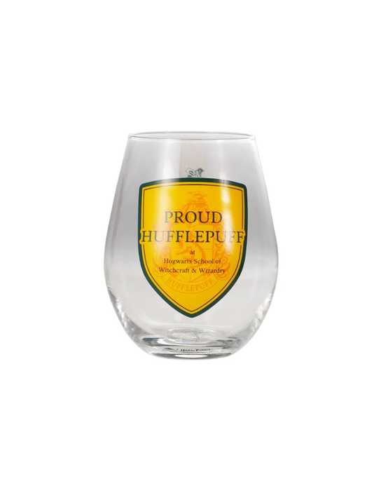 Harry Potter - «Proud HufflePuff» Verre à vin sans tige