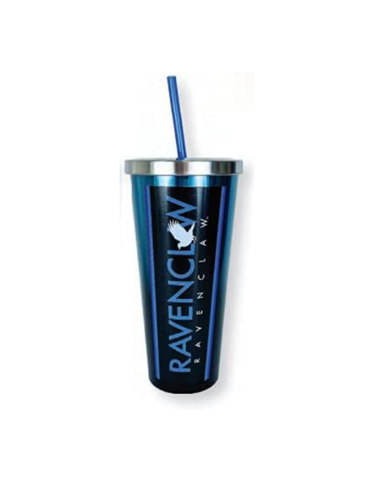 Harry Potter - Gobelet inoxydable Serdaigle avec paille