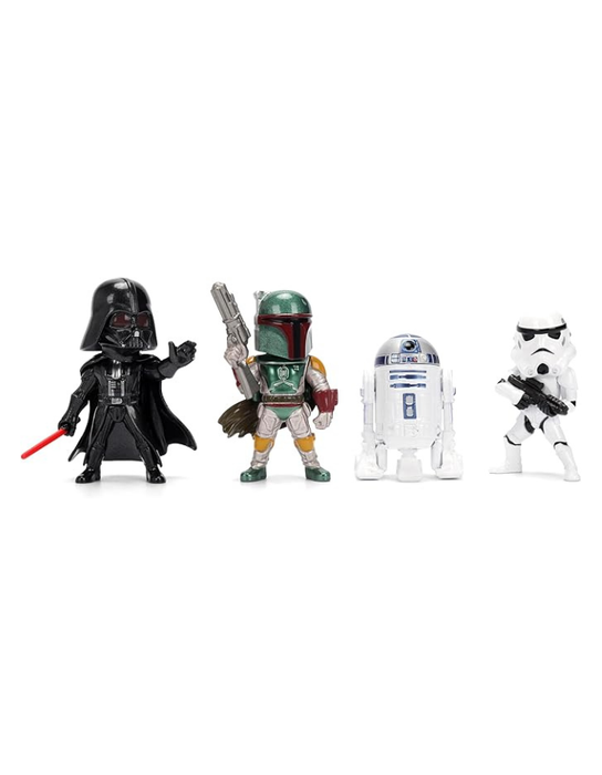 Star Wars - Die-cast de Boba Fett, Darth Vader, R2-D2 et Stormtrooper