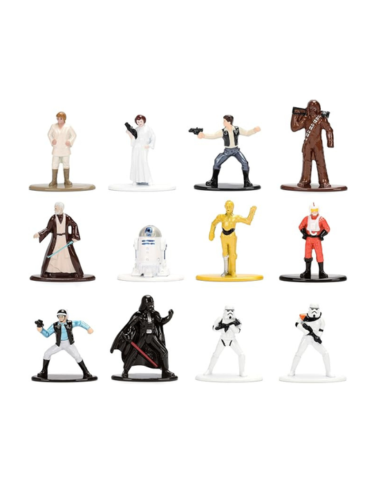 Star Wars - Die-cast de Coffret De 12 Nano Metalfigs De Collection (Série 1)