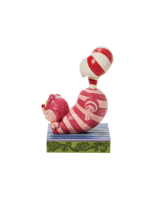 Disney Traditions - Cheshire Cat Statue "Candy Cane Helper"